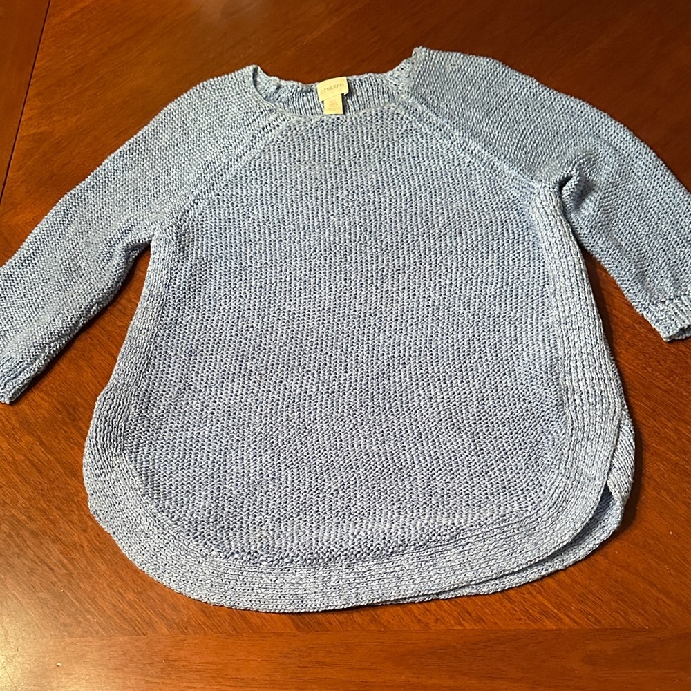 Chico’s Women's Blue Sweater